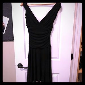 Black flow dress...